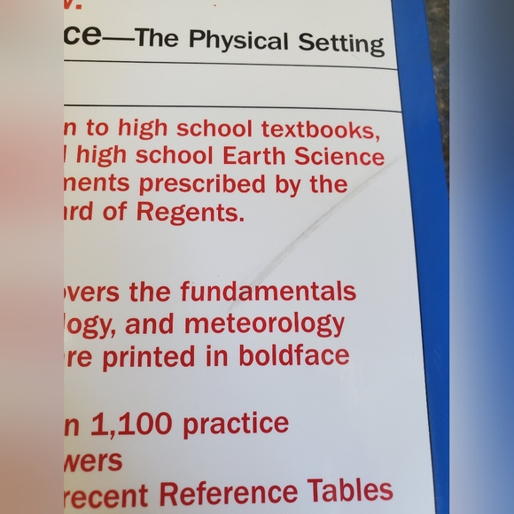 Barron's Let's Review: Earth Science Thr Physical Setting Book Unused Paperback - Picture 4 of 11